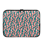 Pink Cactus Pattern Print Laptop Sleeve