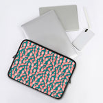 Pink Cactus Pattern Print Laptop Sleeve