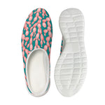 Pink Cactus Pattern Print Mesh Casual Shoes