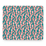 Pink Cactus Pattern Print Mouse Pad