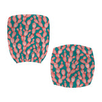 Pink Cactus Pattern Print Office Chair Cover
