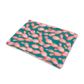 Pink Cactus Pattern Print Pet Cooling Mat Cover