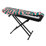 Pink Cactus Pattern Print Piano Keyboard Cover