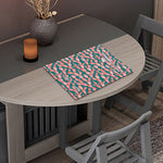 Pink Cactus Pattern Print Placemat