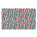 Pink Cactus Pattern Print Polyester Doormat