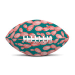 Pink Cactus Pattern Print Rugby Ball