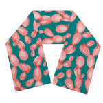 Pink Cactus Pattern Print Scarf