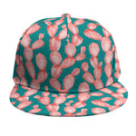Pink Cactus Pattern Print Snapback Cap