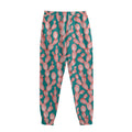 Pink Cactus Pattern Print Sweatpants