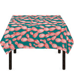 Pink Cactus Pattern Print Tablecloth
