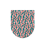 Pink Cactus Pattern Print Toilet Lid Cover
