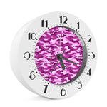 Pink Camouflage Print Alarm Clock