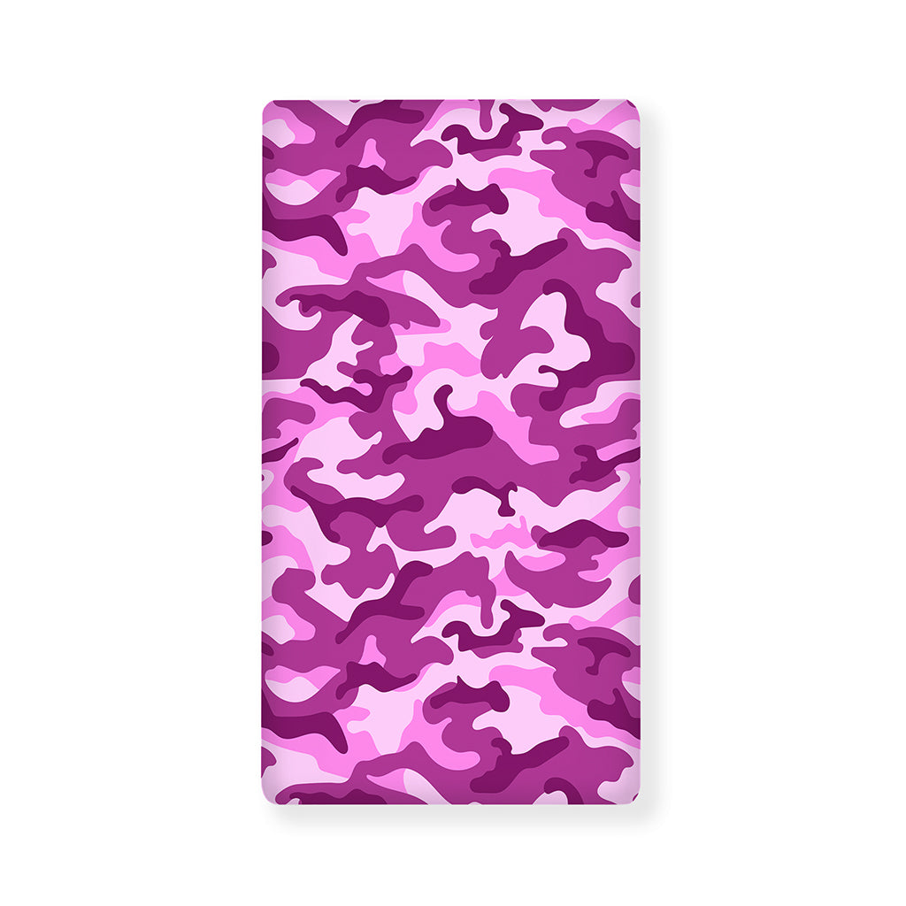 Pink Camouflage Print Baby Crib Sheet