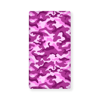Pink Camouflage Print Baby Crib Sheet