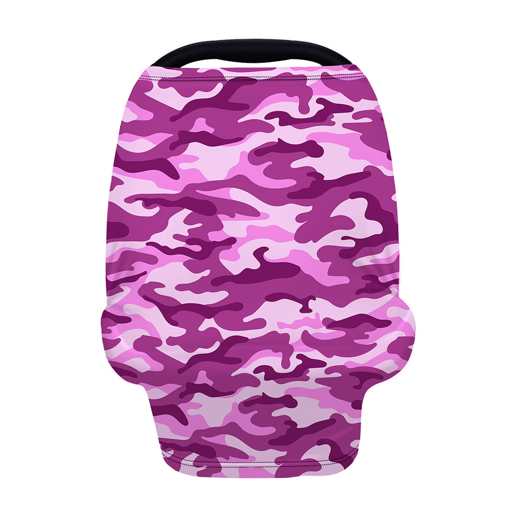 Pink Camouflage Print Baby Seat Cover