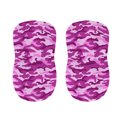 Pink Camouflage Print Bar Stool Covers