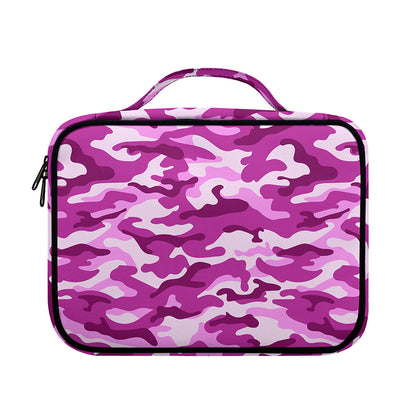 Pink Camouflage Print Briefcase Bible Bag