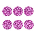 Pink Camouflage Print Coaster Set