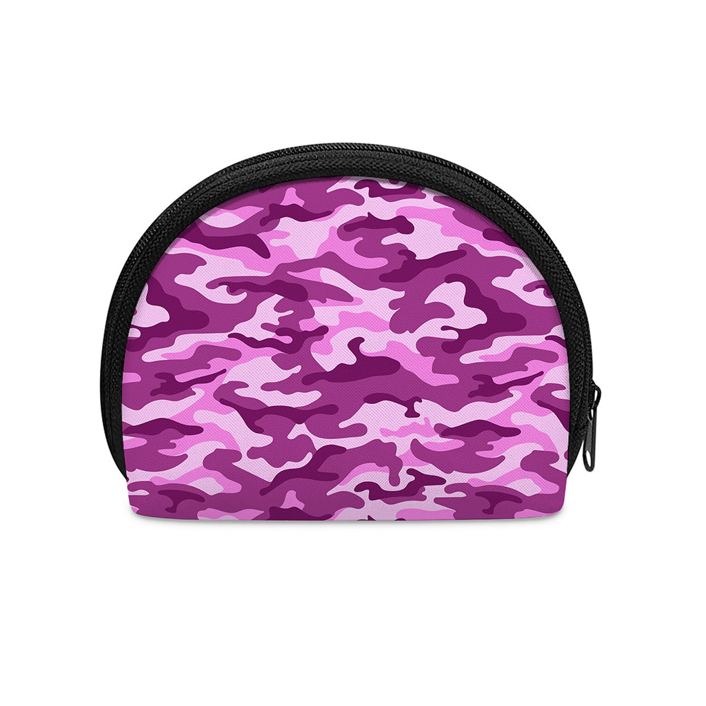 Pink Camouflage Print Coin Purse