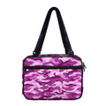 Pink Camouflage Print Double Strap Bible Bag