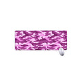 Pink Camouflage Print Extended Mouse Pad