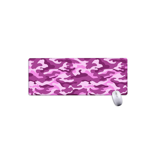 Pink Camouflage Print Extended Mouse Pad