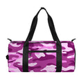 Pink Camouflage Print Gym Bag