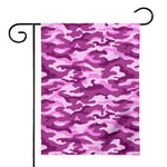 Pink Camouflage Print House Flag