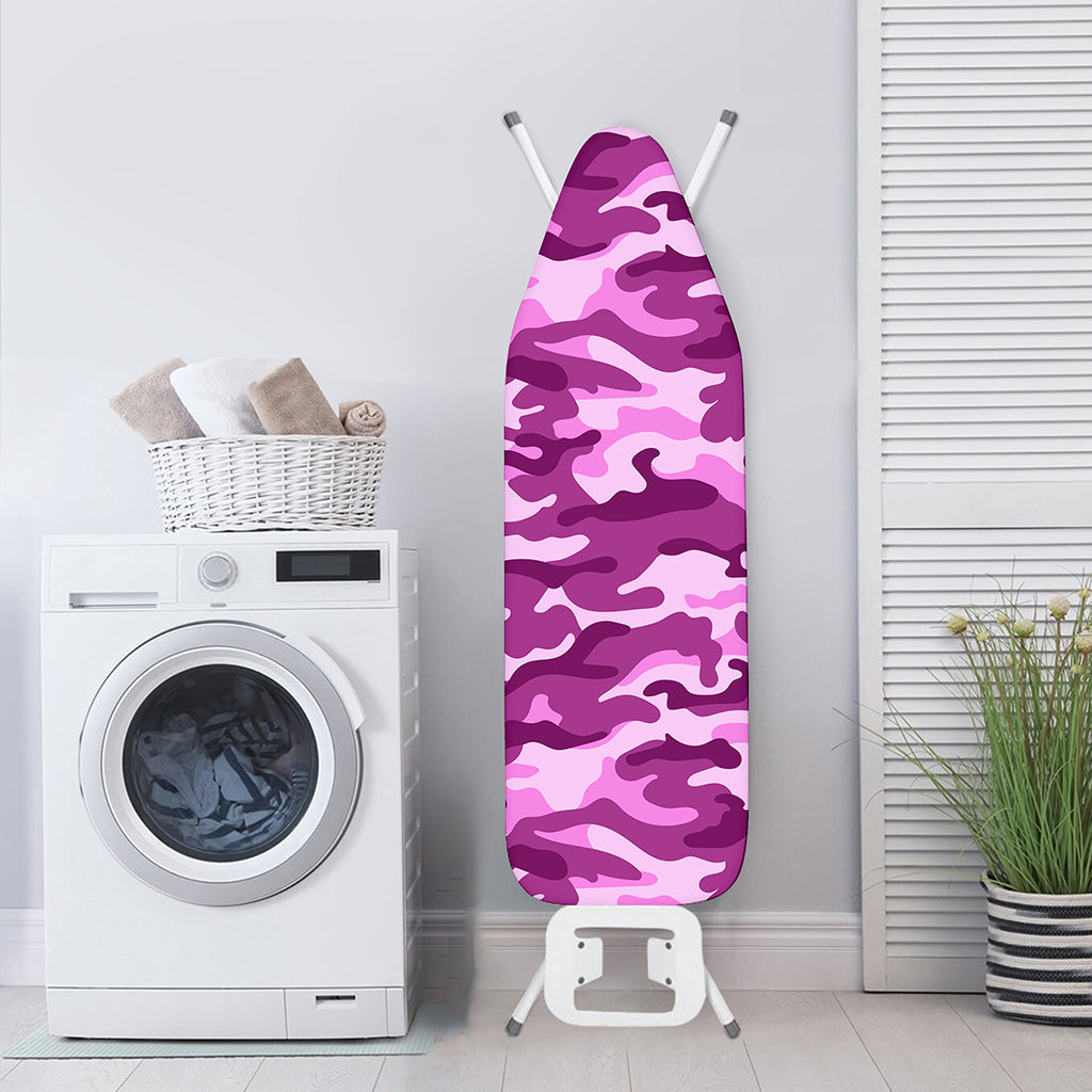 Pink Camouflage Print Ironing Board Cover
