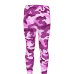 Pink Camouflage Print Men's leggings