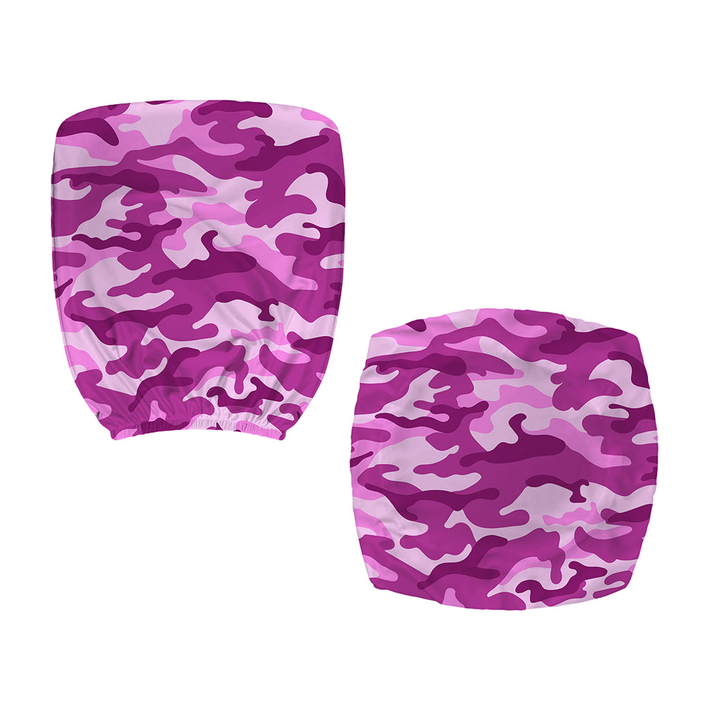 Pink Camouflage Print Office Chair Cover