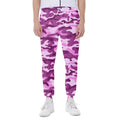 Pink Camouflage Print Joggers