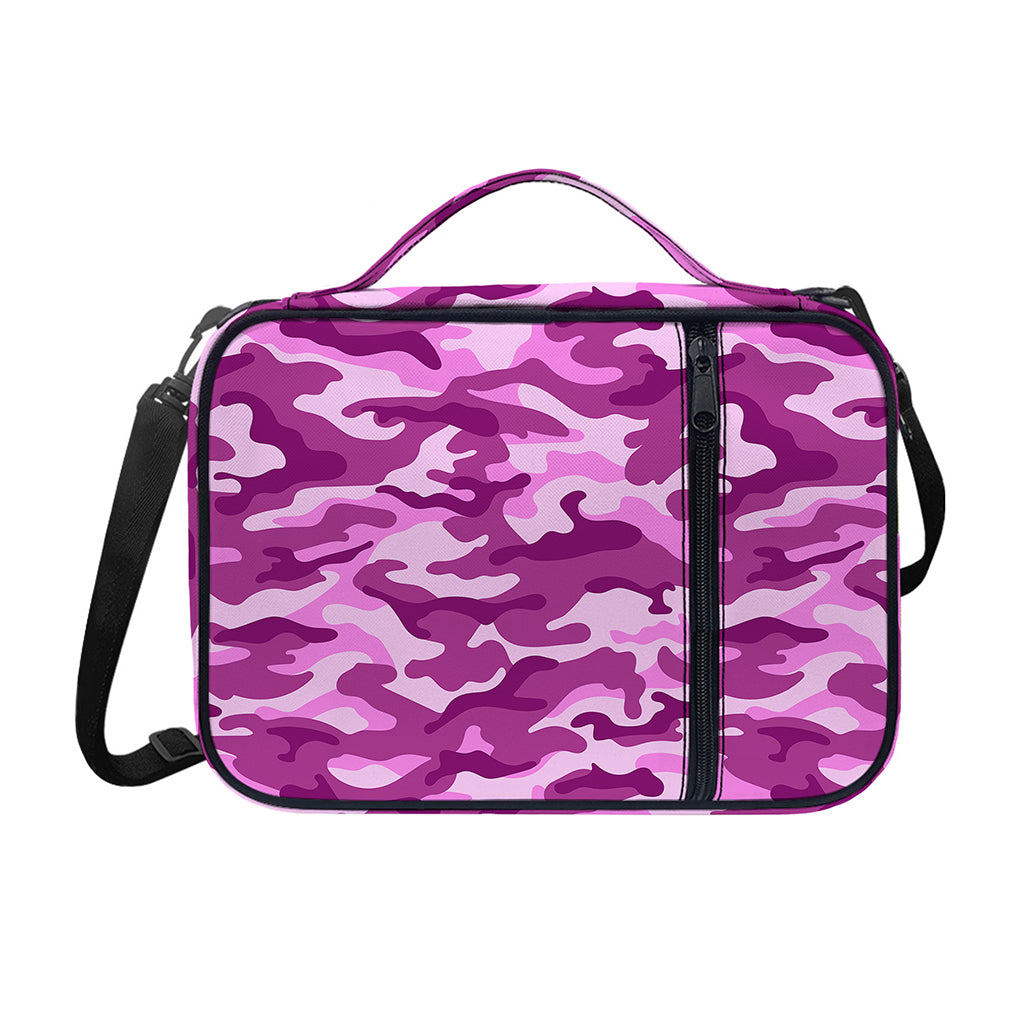 Pink Camouflage Print Shoulder Strap Bible Bag