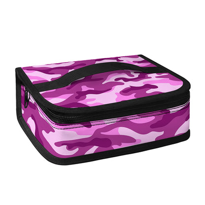 Pink Camouflage Print Small Lunch Bag