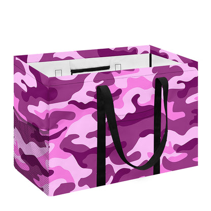 Pink Camouflage Print Utility Tote Bag