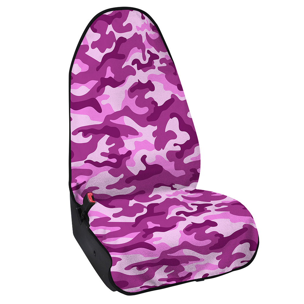 Pink Camouflage Print Waterproof Car Seat Cover