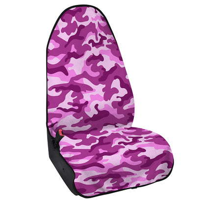 Pink Camouflage Print Waterproof Car Seat Cover