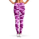 Pink Camouflage Print Women's Leggings