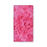 Pink Carnation Flower Print Baby Crib Sheet