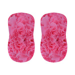 Pink Carnation Flower Print Bar Stool Covers