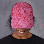 Pink Carnation Flower Print Baseball Cap