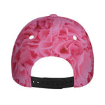 Pink Carnation Flower Print Baseball Cap