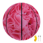Pink Carnation Flower Print Basketball