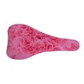 Pink Carnation Flower Print Bicycle Seat Cover
