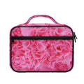 Pink Carnation Flower Print Briefcase Bible Bag