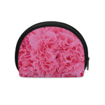 Pink Carnation Flower Print Coin Purse