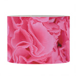 Pink Carnation Flower Print Drum Lamp Shade