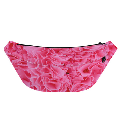 Pink Carnation Flower Print Fanny Pack