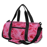 Pink Carnation Flower Print Gym Bag