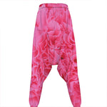 Pink Carnation Flower Print Hammer Pants
